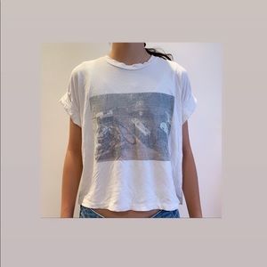 Brandy Melville John Galt Cropped Tee